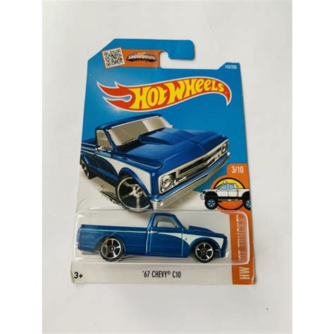 HOT WHEELS Hotwheels 風火輪 CHEVY C PICKUP 藍色 HW 熱車壓鑄微型玩具車 蝦皮購物