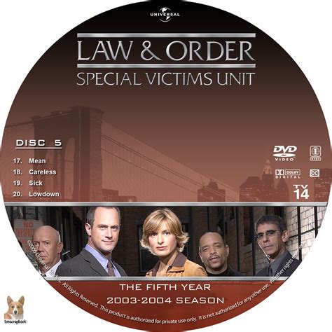 Law And Order Special Victims Unit Season 5 Disc 5 [dvd] Flickr