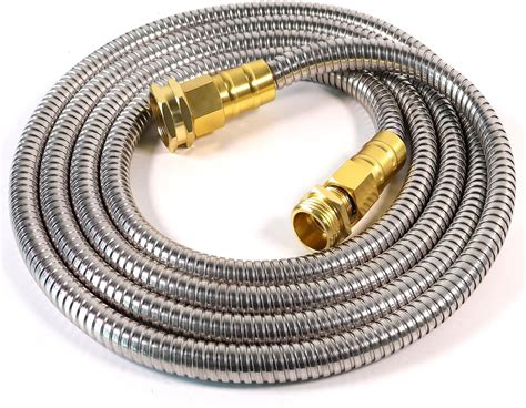 amazoncom holldoor metal garden hose  ft  stainless steel