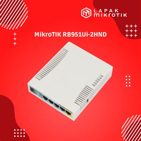 Jual MikroTIK RB951Ui 2HND RB951 Ui 2HnD Wireless Kab Sleman