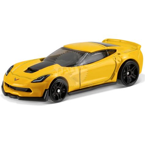 Amazon Hot Wheels 2017 Factory Fresh Corvette C7 Z06 128 365 Yellow Toys Games