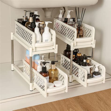 Buy Pack Under Sink Organizers And Storage Tier Pull Out Cabinet