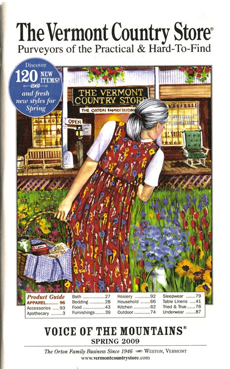 Vermont Country Store Catalog Cover 2009