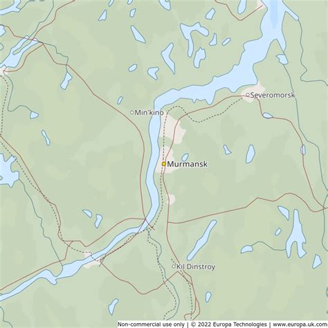 map murmansk russia global atlas