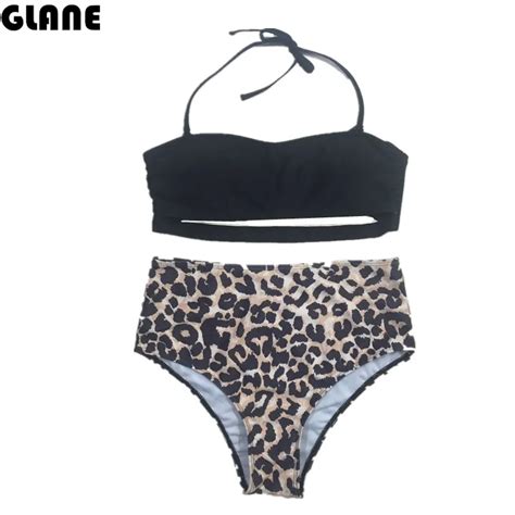 2018 Sexy High Waist Swimsuit Women Bikini Off Shoulder Bikinis Women Swimwear Ruffle Biquini