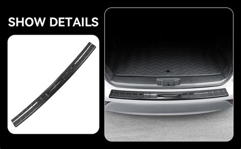 Bloper Stainless Steel Car Rear Bumper Protector Guard Rear Inside Bumper Sill Plate