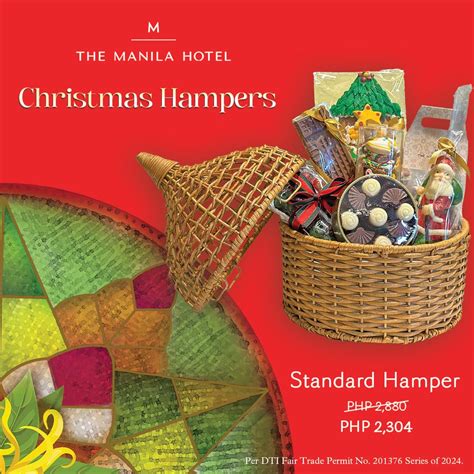 Christmas Hampers Early Bird Offer - The Manila Hotel