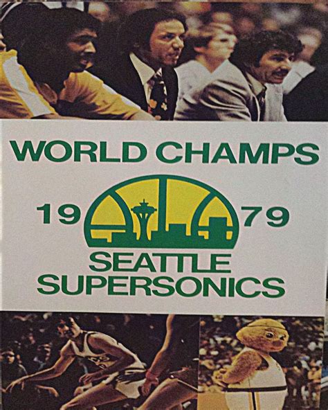 Seattle Supersonics World Championship Wilkens Gus Williams Litho