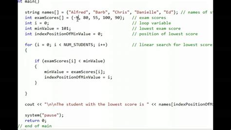 C Parallel Arrays YouTube