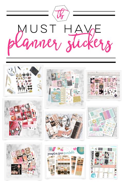 Must Have Planner Stickers • Taylor Bradford