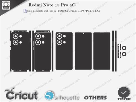 Redmi Note Pro G Skin Template Vector Armobileskin