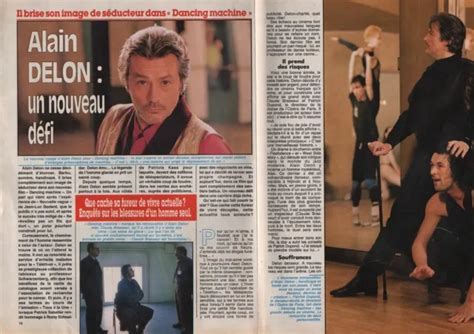 Coupure De Presse Clipping Alain Delon Pages Eur