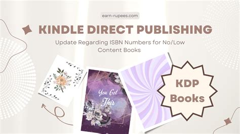 Kdp Update No More Free Isbn For No Low Content Books Earn Rupees