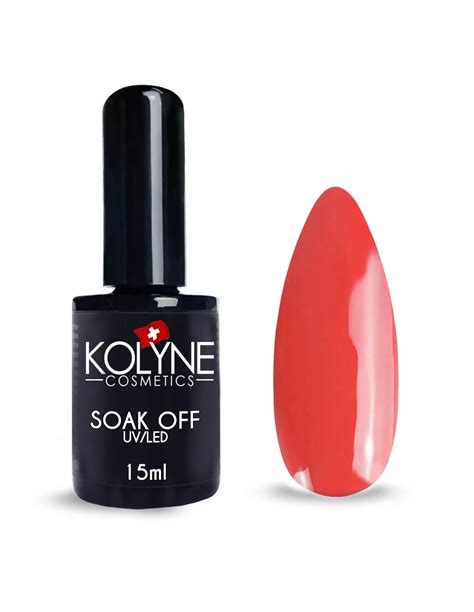 Vernis à ongles semi permanent Rouge Corail 15ml KOLYNE