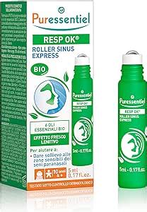 Puressentiel Respirazione Roller Sinus Express Per Dare Sollievo Alle