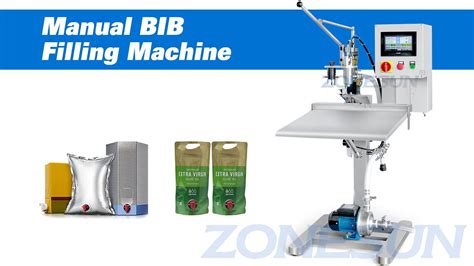 manual filling machine  bib bags youtube