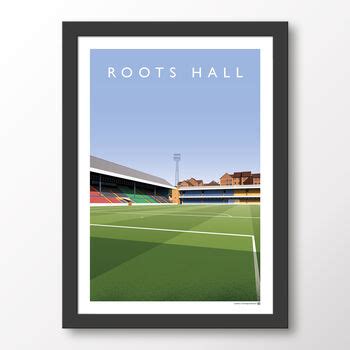 Southend United Roots Hall East South Stand Poster By Matthew J I Wood