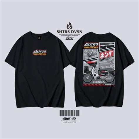 Jual Baju Kaos Motor Astrea Grand Legenda Honda Distro Keren S Pria