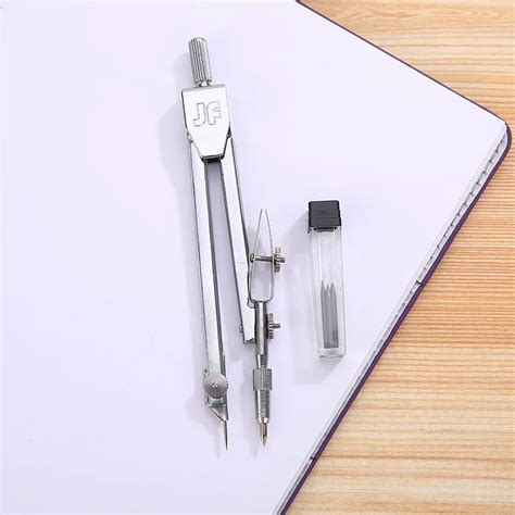 Deli Stainless Steel Drawing Compass Math Geometry Tools For Circles