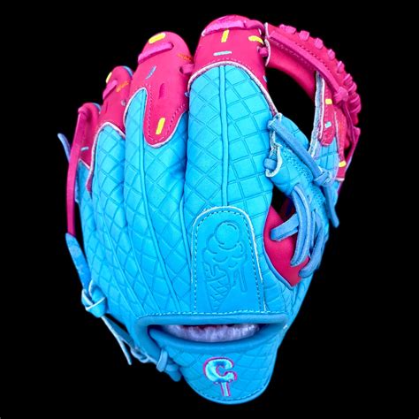 CUSTOM Ice Cream Series Kip Baby Blue Pink 11.5” I-Web Baseball Glove