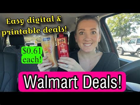 Walmart Coupon Haul - All Digital & Printable Deals! 10/15-21/23