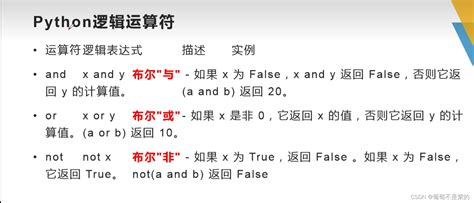 Python运算符优先级 Csdn博客