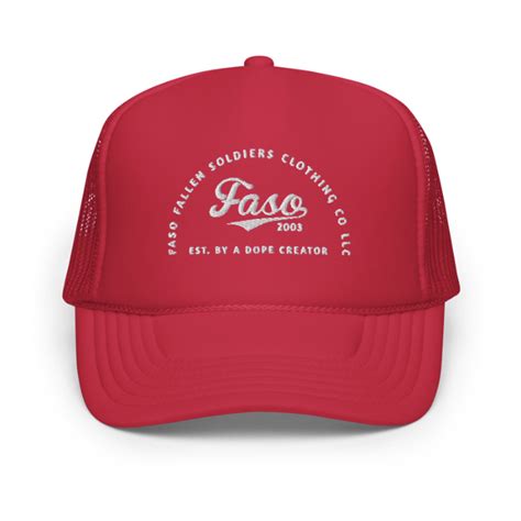 Faso Swoosh Trucker Hat Faso Clothing Co Fashion Menswear