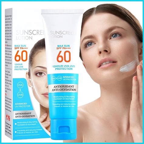 Sport Sunscreen Spf 60 Pa Broad Spectrum Waterproof Sunblock Face