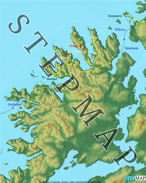 Stepmap Norwegen Landkarte F R Norwegen