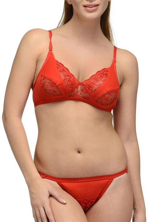 Cotton Satin Plain Womens Sexy Lingerie Set At Set In New Delhi Id