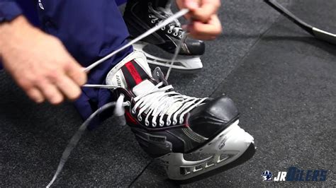 Tip Of The Week Lacing Your Skates Week 1 Tulsa Jr Oilers Youtube