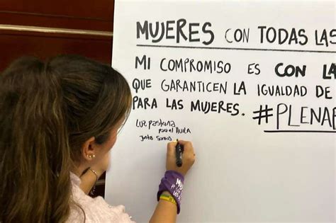 Día M Cinco proyectos a favor de las mujeres fueron aprobados en el