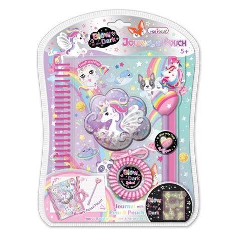 Hot Focus сет дневник Unicorn со нараквица Glow in the Dark Baby Center Интернет продавница