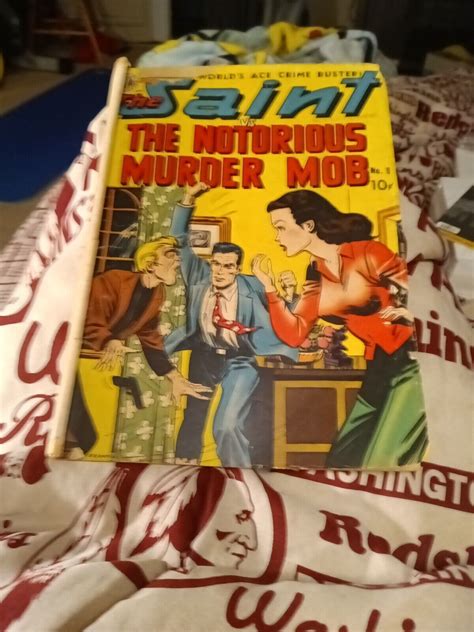 THE SAINT 9 Scarce Avon Comic 1950 Golden Age Everett Raymond Kinstler