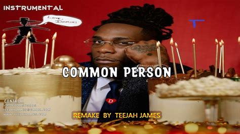 Burna Boy - Common Person (Instrumental) | Afrobeat type beat 2022 ...