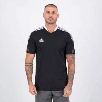 Camisa Adidas Treino Tiro Preta Futfanatics