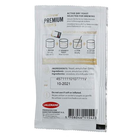 Lallemand Voss Kveik Ale Yeast 11g Lalbrew Premium Series