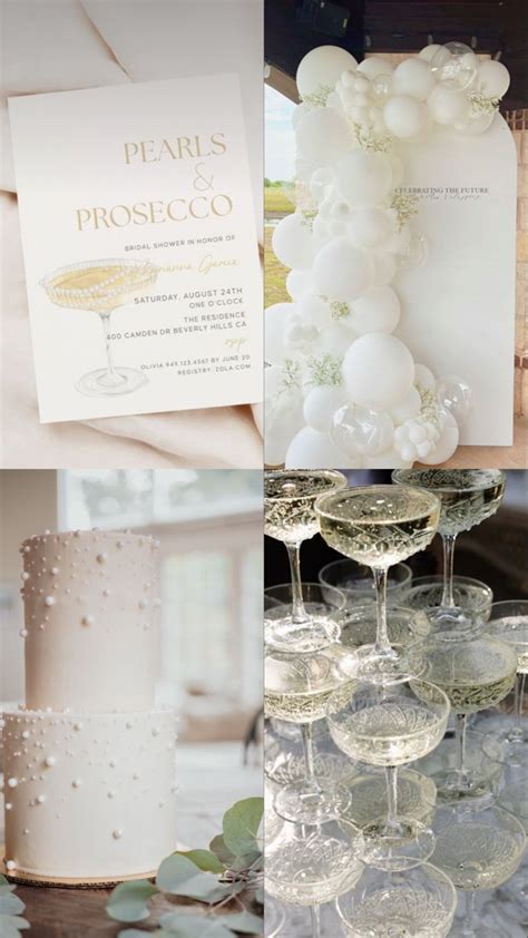 Pearls Prosecco Bridal Shower Bridal Shower Theme Pearl Bridal