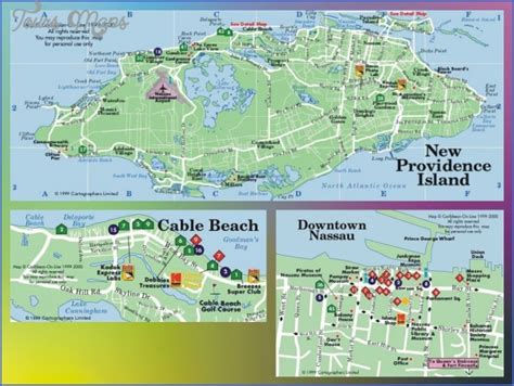 NASSAU BAHAMAS MAP - ToursMaps.com