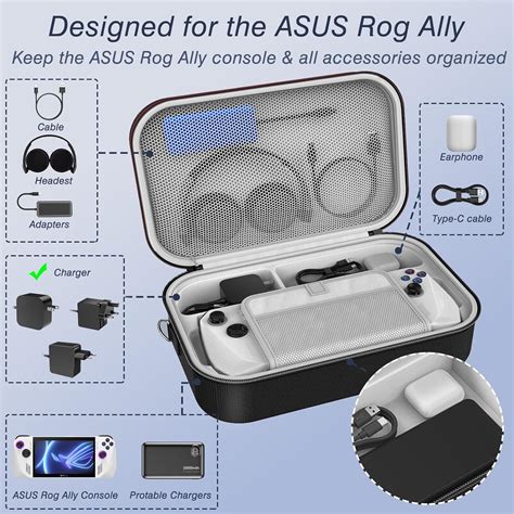 HSTOP Carrying Case for ASUS ROG Ally with AC Adapter India | Ubuy