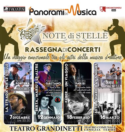 Lamezia Arriva La Rassegna Note Di Stelle Al Teatro Grandinetti Il