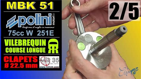 MBK 51 Polini 46W Vilo RRD Course Longue YouTube