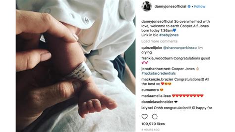 Danny Jones is a dad - 8days