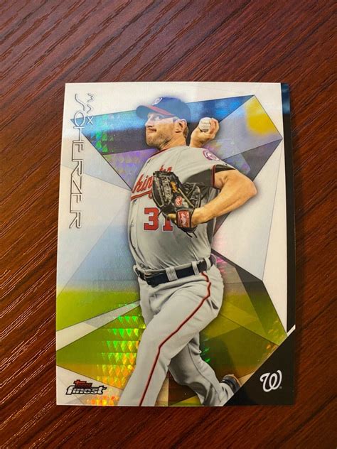 2015 Topps Finest Max Scherzer Prism Refractor EBay