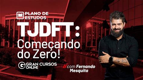 Concurso TJDFT Plano de estudos Começando do Zero Fernando