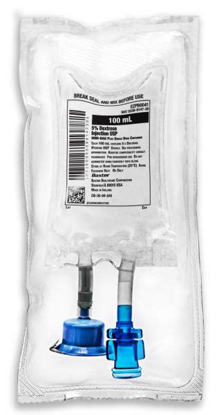 5 Dextrose Injection Usp 100ml Mini Bag And Container