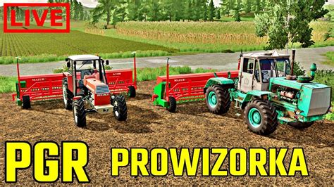 Uprawa i siew żyta PGR Prowizorka LIVE FARMING SIMULATOR 22