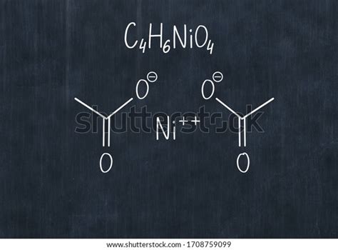 Nickel Acetate Formula Handwritten Chemical Formula Stock Illustration ...