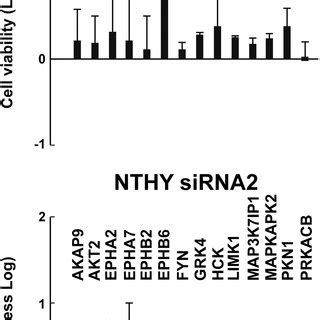 Effects On Cell Viability Of Silencing Of The Antiproliferative Hits