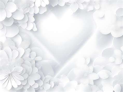 Premium AI Image | White love background white background love images